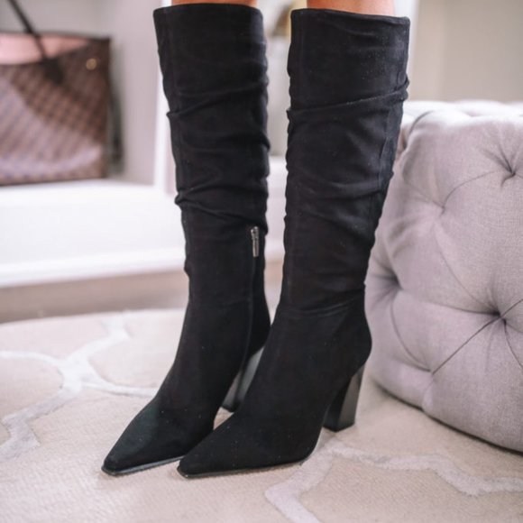Vince Camuto Derika Black Leather Boot 